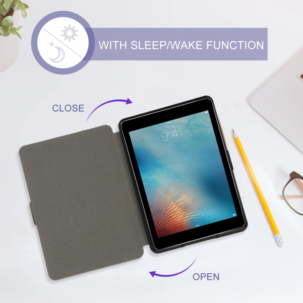 

E-reader Protective Cover Auto Wake Case Compatible with Kindle Paperwhite4/10th