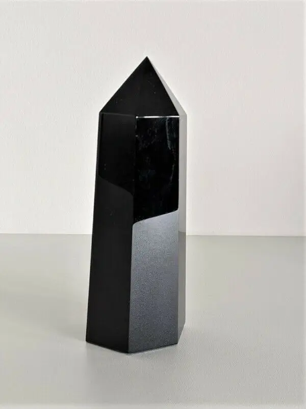 

Black Obsidian Tower/Point Natural Crystal Large
