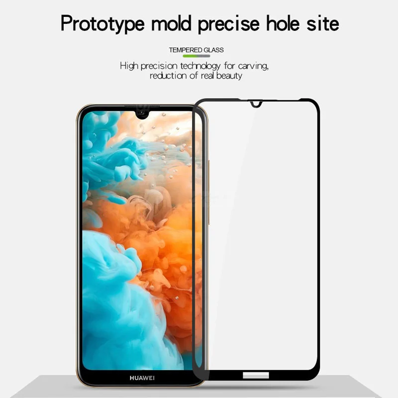 2-in-1 Screen Protector for Huawei Y6 Y6s Y7 2019 Protective Glass Huawey y5 y6s y62019 prime pro Honor 8S Tempered | Мобильные