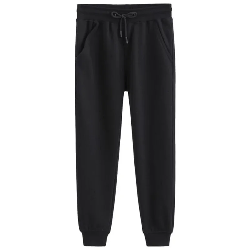 

Fashion trend parent-child pants spring and autumn a family of three children's sports and leisure pure color trousers