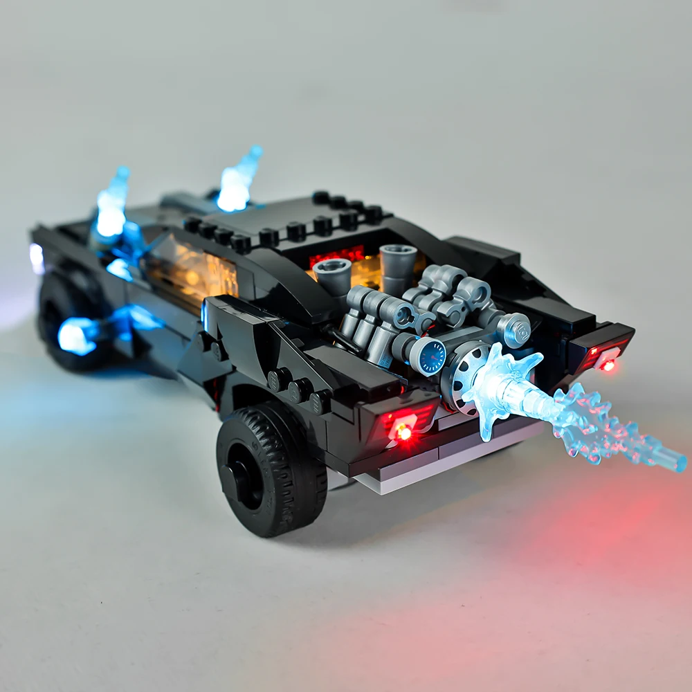 Скидка Набор со светодиодный Ной подсветкой для DC Super Hero 76181 Batmobile Пингвин Чейз строительные блоки автомобиль «сделай сам» игрушки набор ламп без мо...