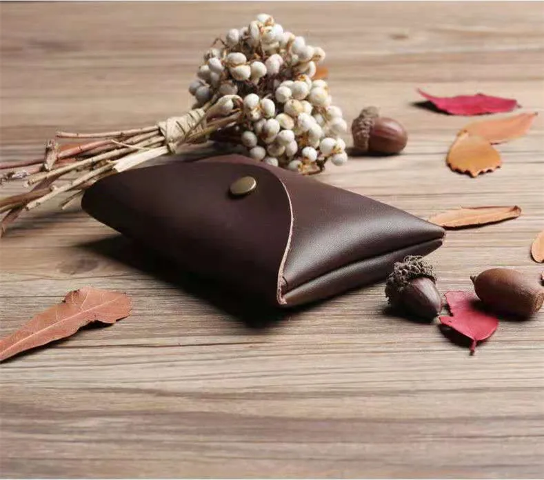 

2021 leather wallet short Slim Wallet Wallet Credit Card Cardholder Wallet