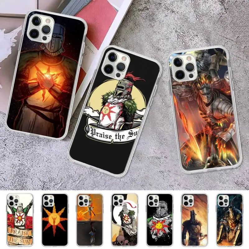

Praise The Sun Dark Souls Phone Case for iPhone 11 12 13 mini pro XS MAX 8 7 6 6S Plus X 5S SE 2020 XR case