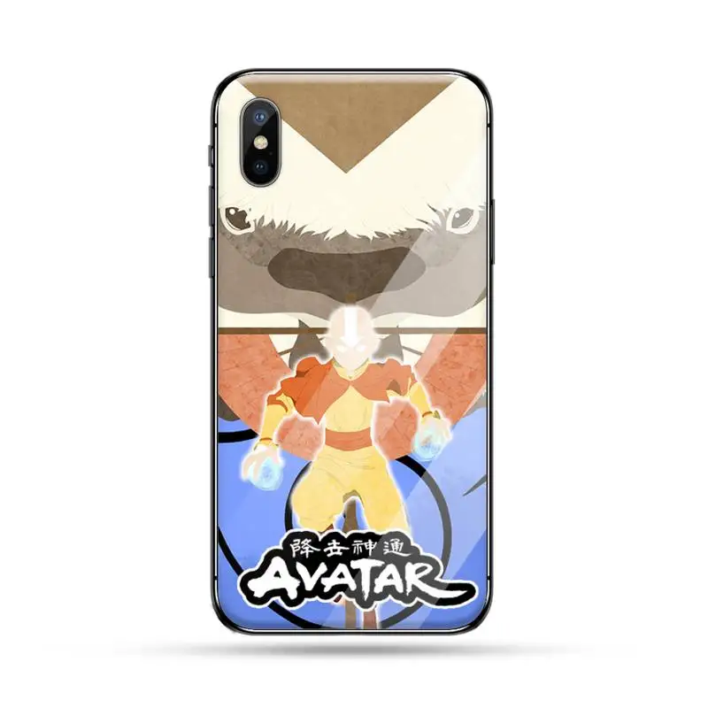 

Appa Yip Yip Avatar the last avatar luxury Phone Case shell Tempered glass For iphone 6 6S 7 8 plus X XS XR 11 12 mini PRO MAX