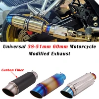 universal motorcycle exhaust pipe escape modified gp muffler 51mm db killer silencer for ninja 250 r15 r6 cbr1000rr s1000rr