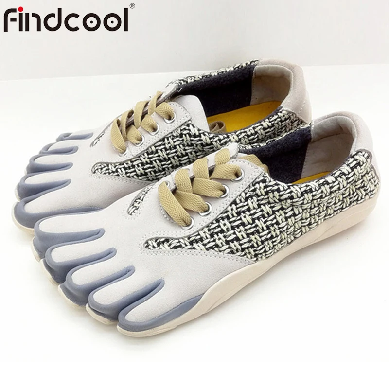 FINDCOOL/обувь с 5 пальцами Мужская прогулочная обувь бантом нескользящая резиновая