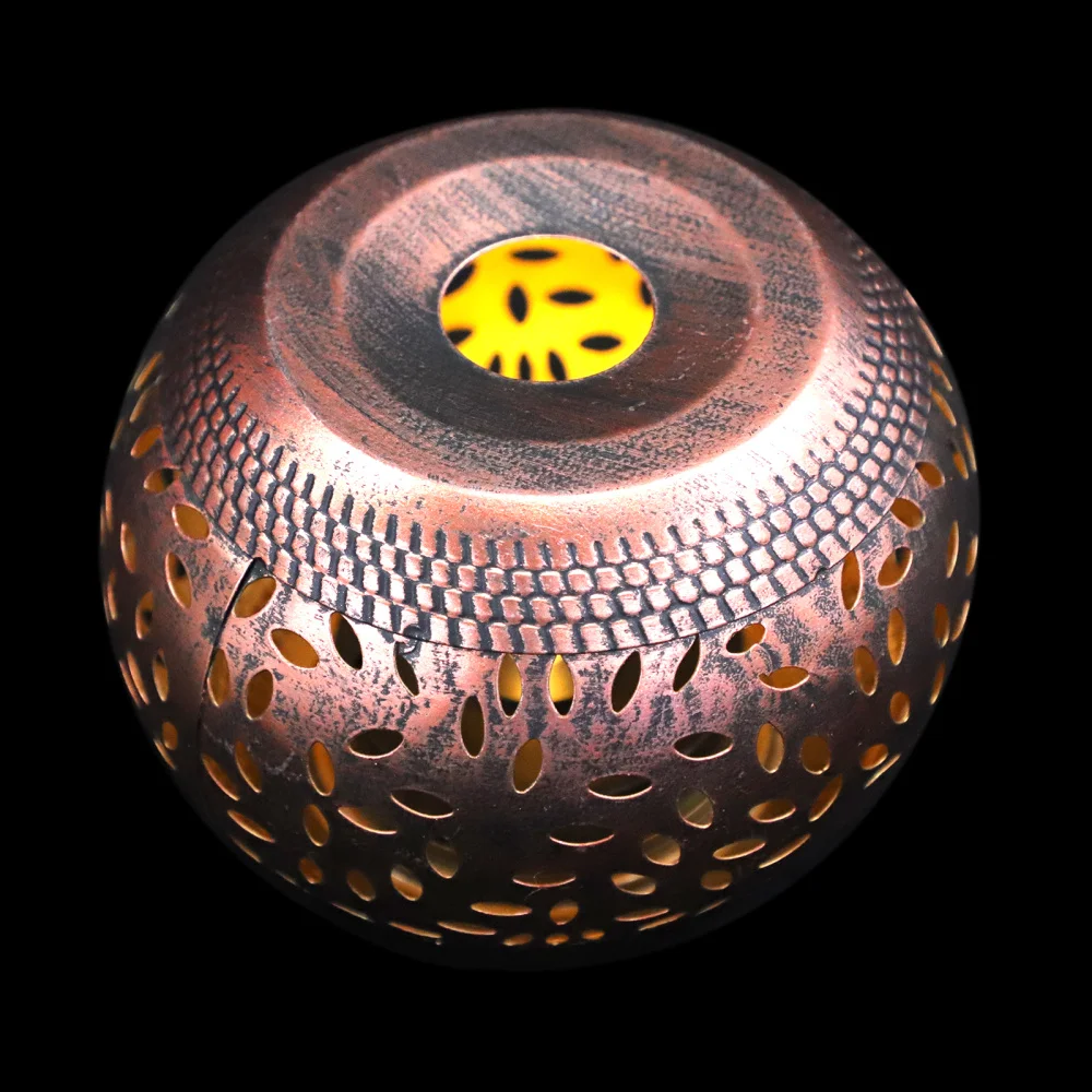 

1Pc Vintage Style Lawn Lamp Iron Art Garden Light Night Light Decoration