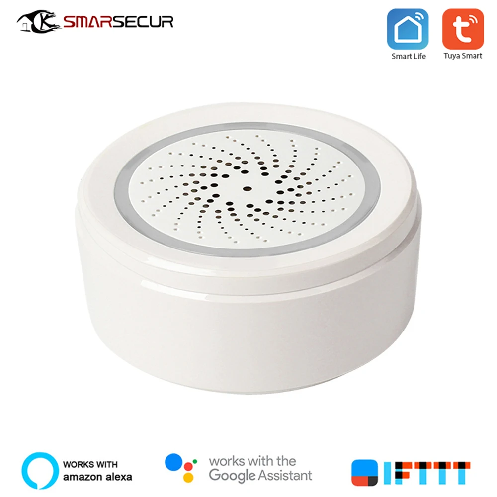 Датчик температуры Z-wave Wifi датчик окружающей среды детектор сигнализации умный термометр 85dB-105dB 2,4 ГГц датчик влажности Aqara
