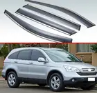 Для Honda CRV CR-V 2007 2008 2009 2010 2011 пластик внешний козырек вентиляционные Шторы окно Защита от солнца Дождь Отражатель 4 шт