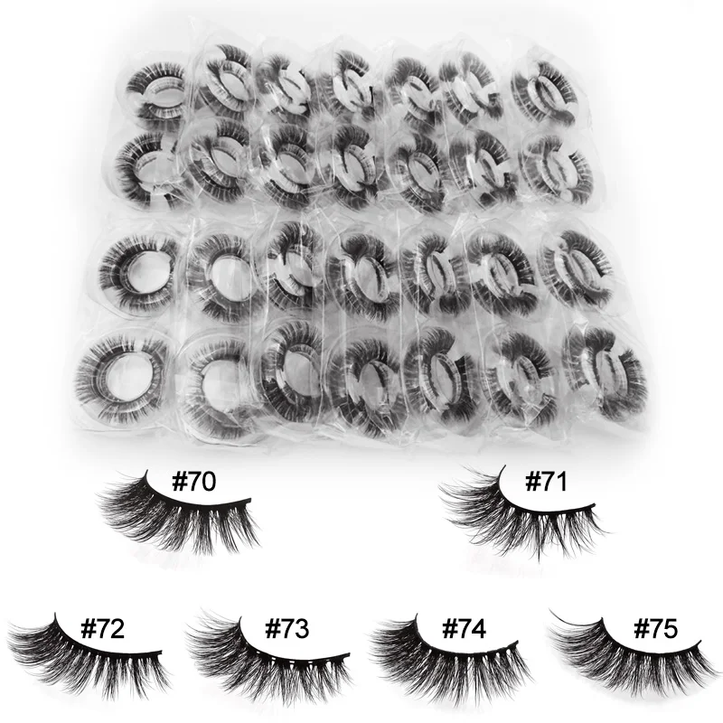 

wholesale 3d mink eyelashes 20/30/40/50/100 pairs fluffy false lashes natural long makeup volume lash extension in bulk