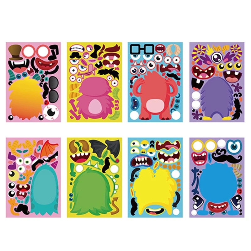 

Self-Adhesive Mug Sticker with Precision Cutting Cartoon Animal Theme Cup Decoration Creative Sticker for Party Decor