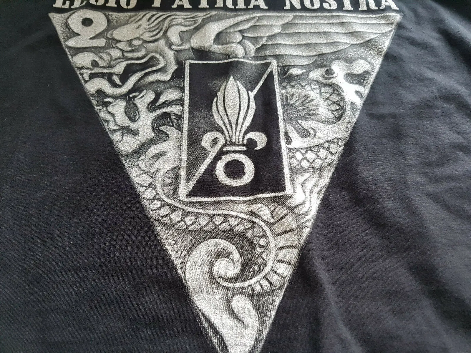 

Legion ETRANGERE M2 Men T-Shirt Blue Foreign Legion Patria Nostra France Shirts Short Casual 100% COTTON O-Neck Men Clothing