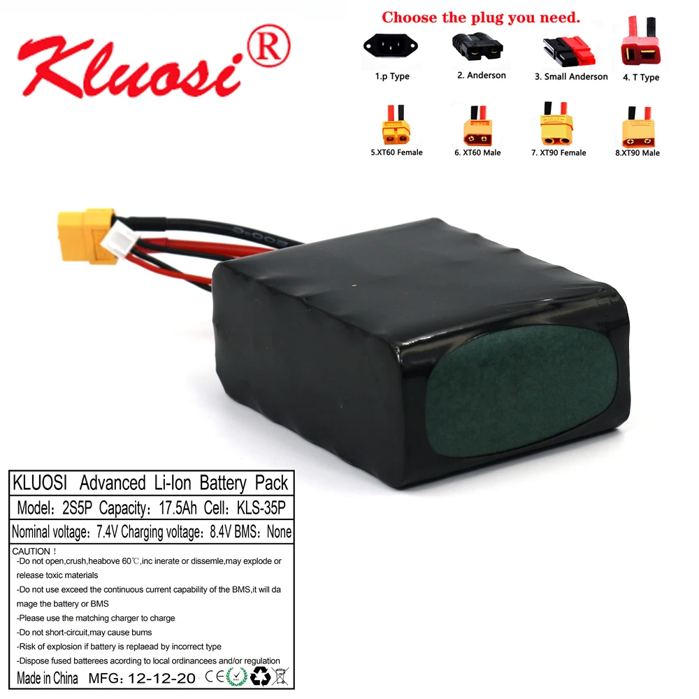 kluosi 74 v 17 5ah 18ah 2s5p 84 v высокая ёмкость бла б