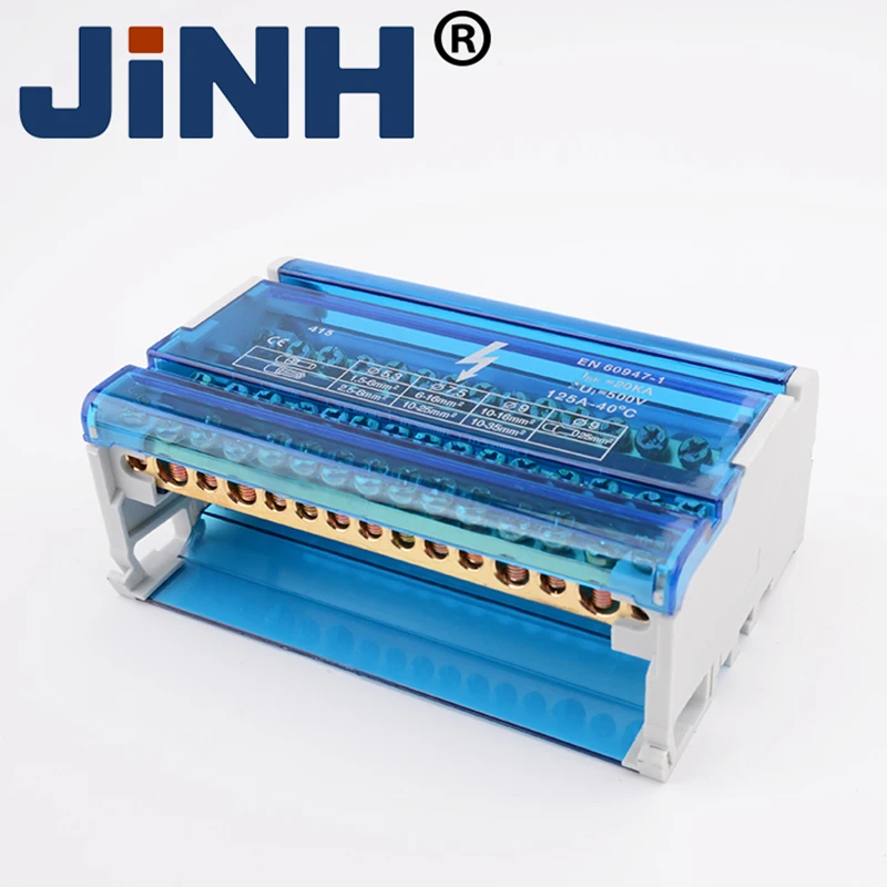 JINH JH8415 коробка Din рейка клеммные колодки универсальная проволока соединительный