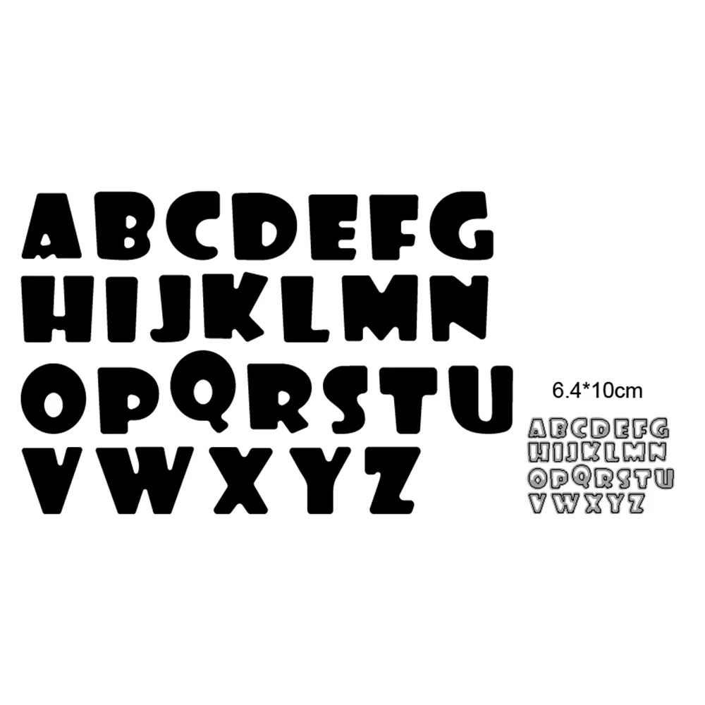 Metal Cutting Dies Mould Birthday Letter Alphabet Set Decoration Scrapbook Crafts Paper Valentines Day DIY Custom Made Stamps | Дом и сад