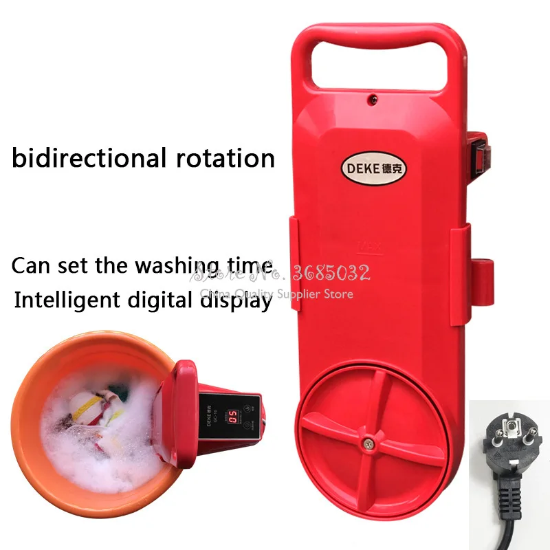 220V portable Mini Washing Machine Wall hanging Bucket Clothes washer 5min fast power wash Bidirectional/Unidirectional Rotate