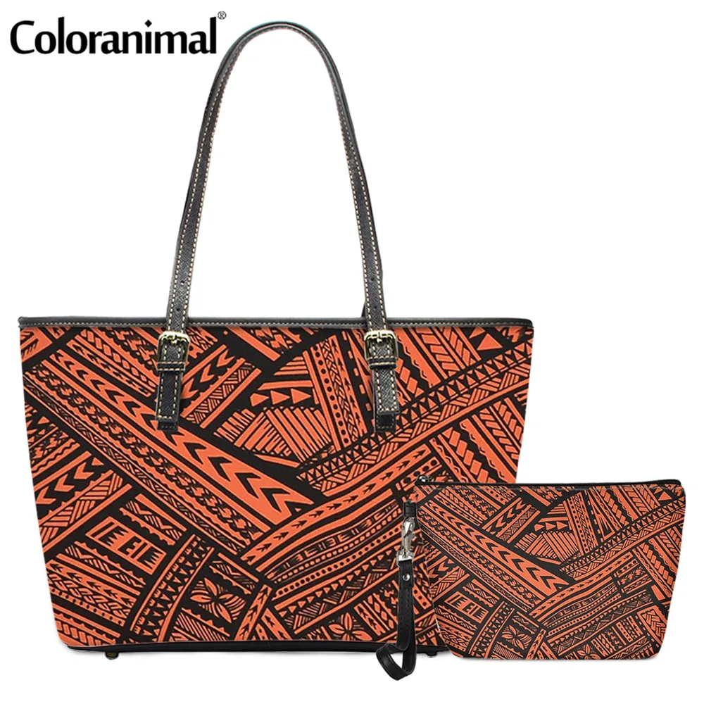 Coloranimal брендовая Племенной Стиль женская сумка через плечо с геометрическим