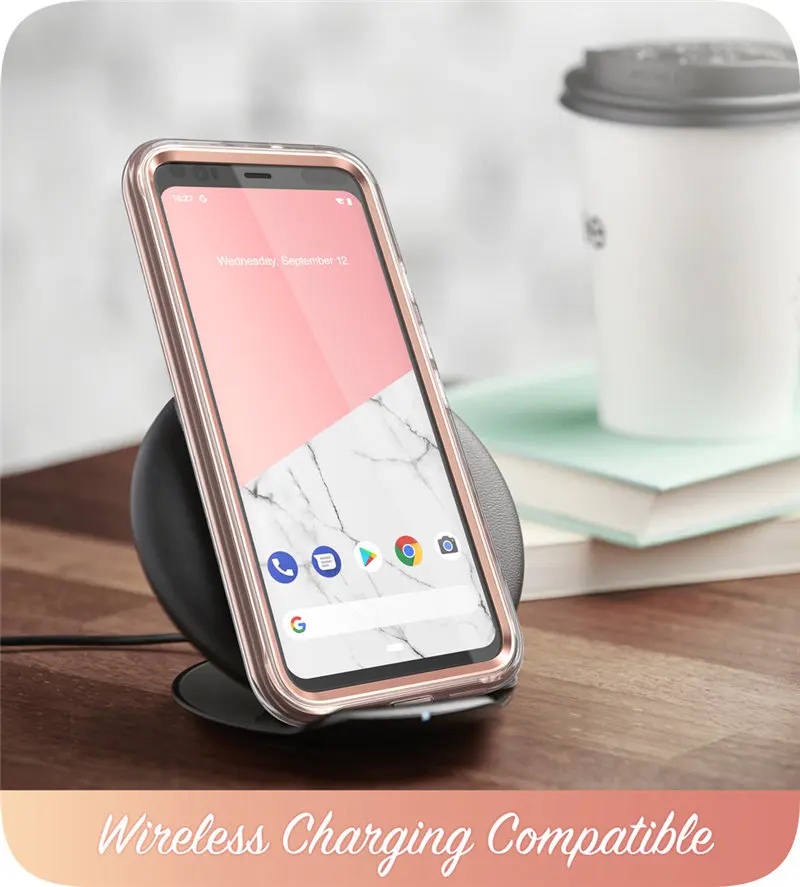 Для Google Pixel 4 XL чехол 6,3 дюймов() I-BLASON Cosmo полный корпус блестящий Мраморный бампер чехол со встроенной защитной пленкой