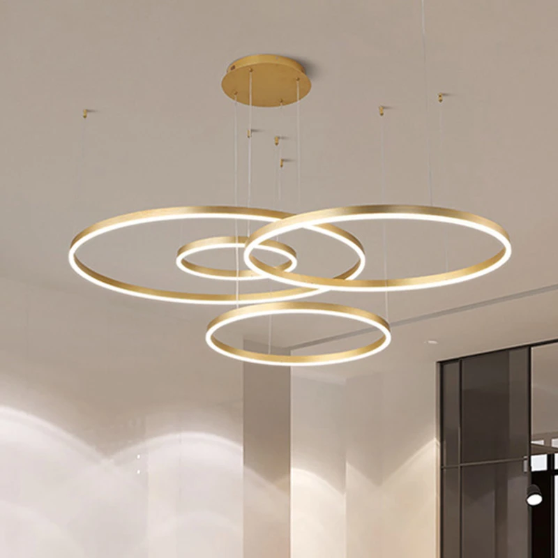 Современная светодиодная Круглая Люстра осветительные присветодиодный ы для