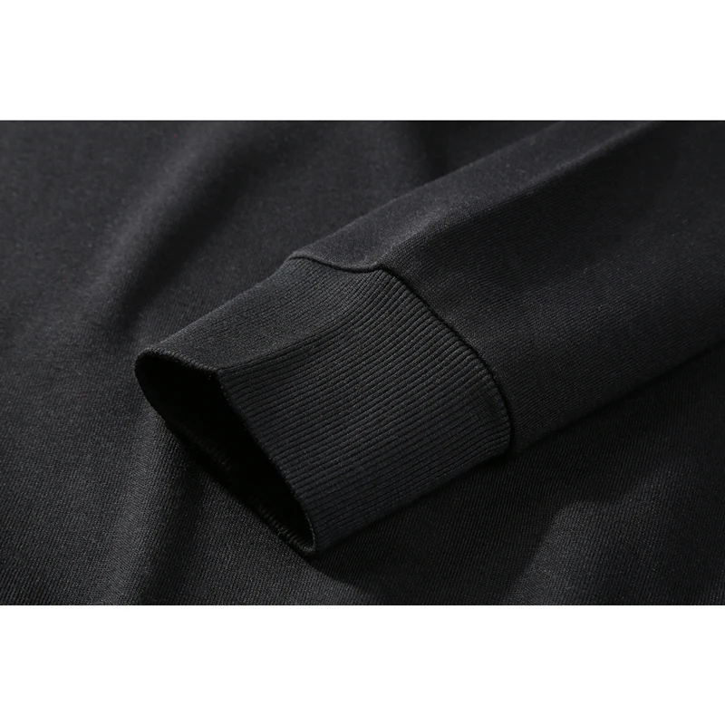 

2019 Spring Autumn New Men's Sweatershirt Solid Color Fashion Sportwear Round Neck Thick Warm Men's Jacket Plus Size S---XXL