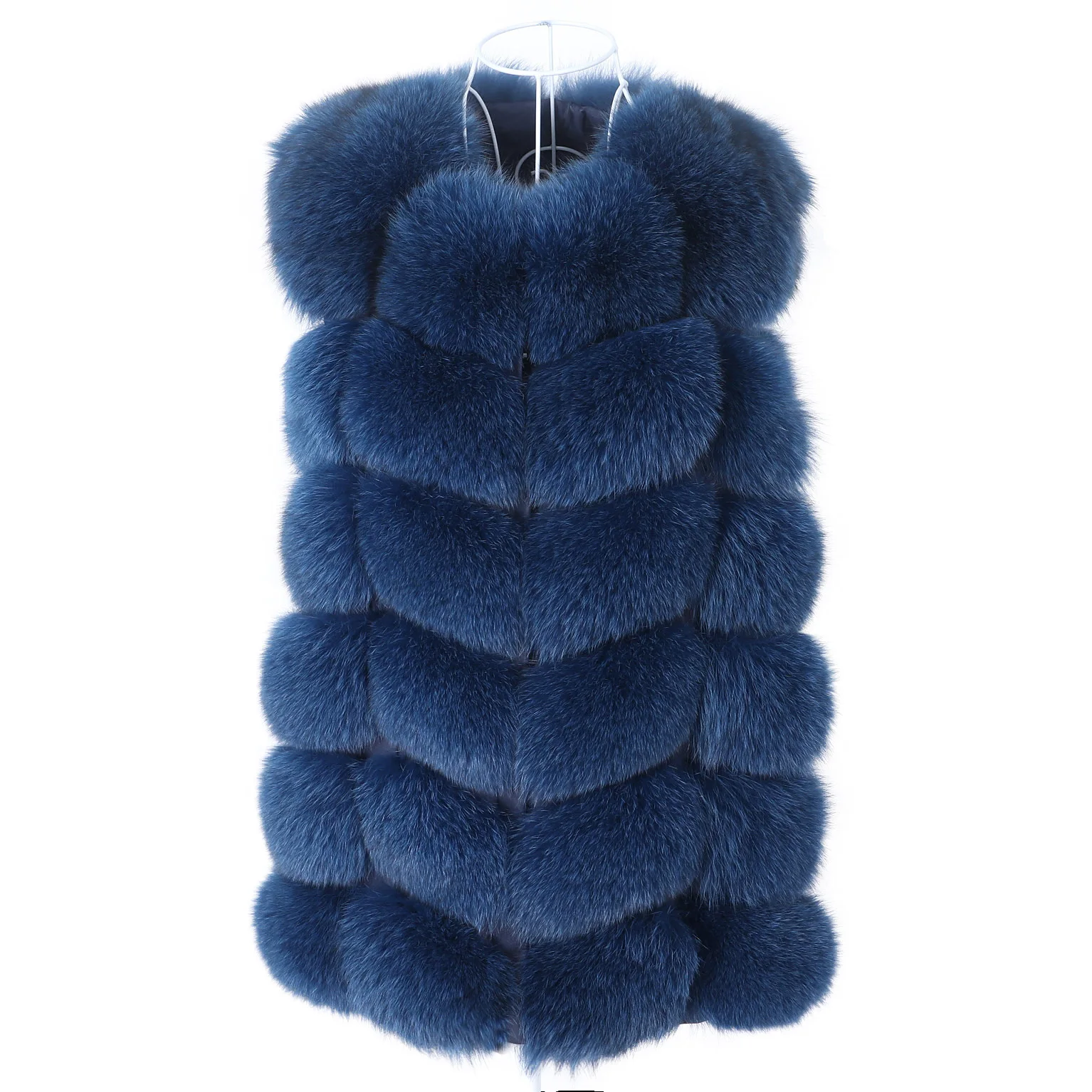 

LIBIELIY женский жилет из натурального меха, куртки из натурального Лисьего меха, пальто, женская куртка, Женское пальто