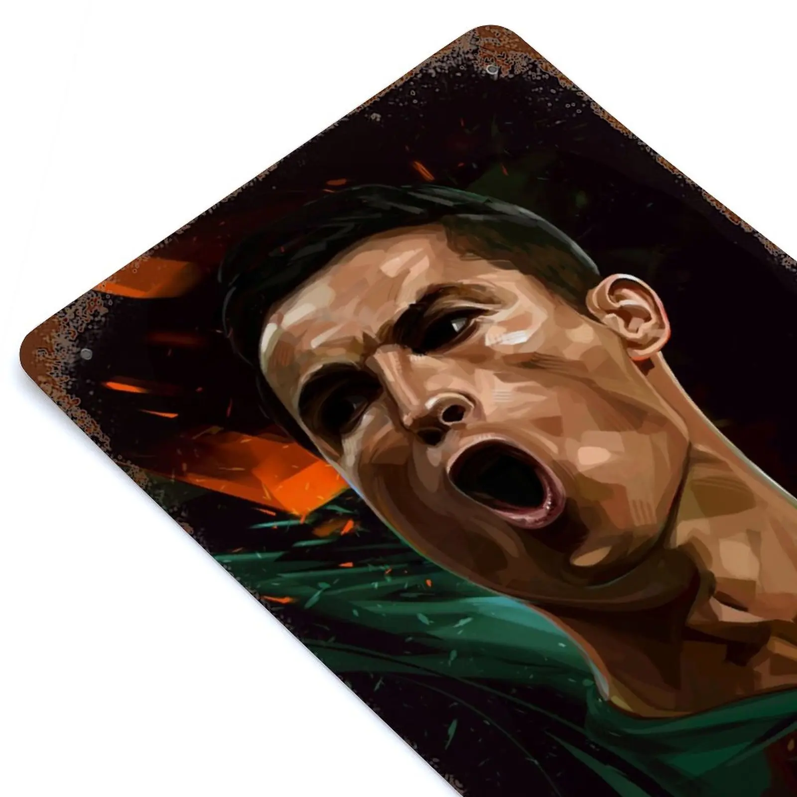 

Cristiano Printed Retro Metal Poster Decor Home Wall Decoration Tin Sign Plaque