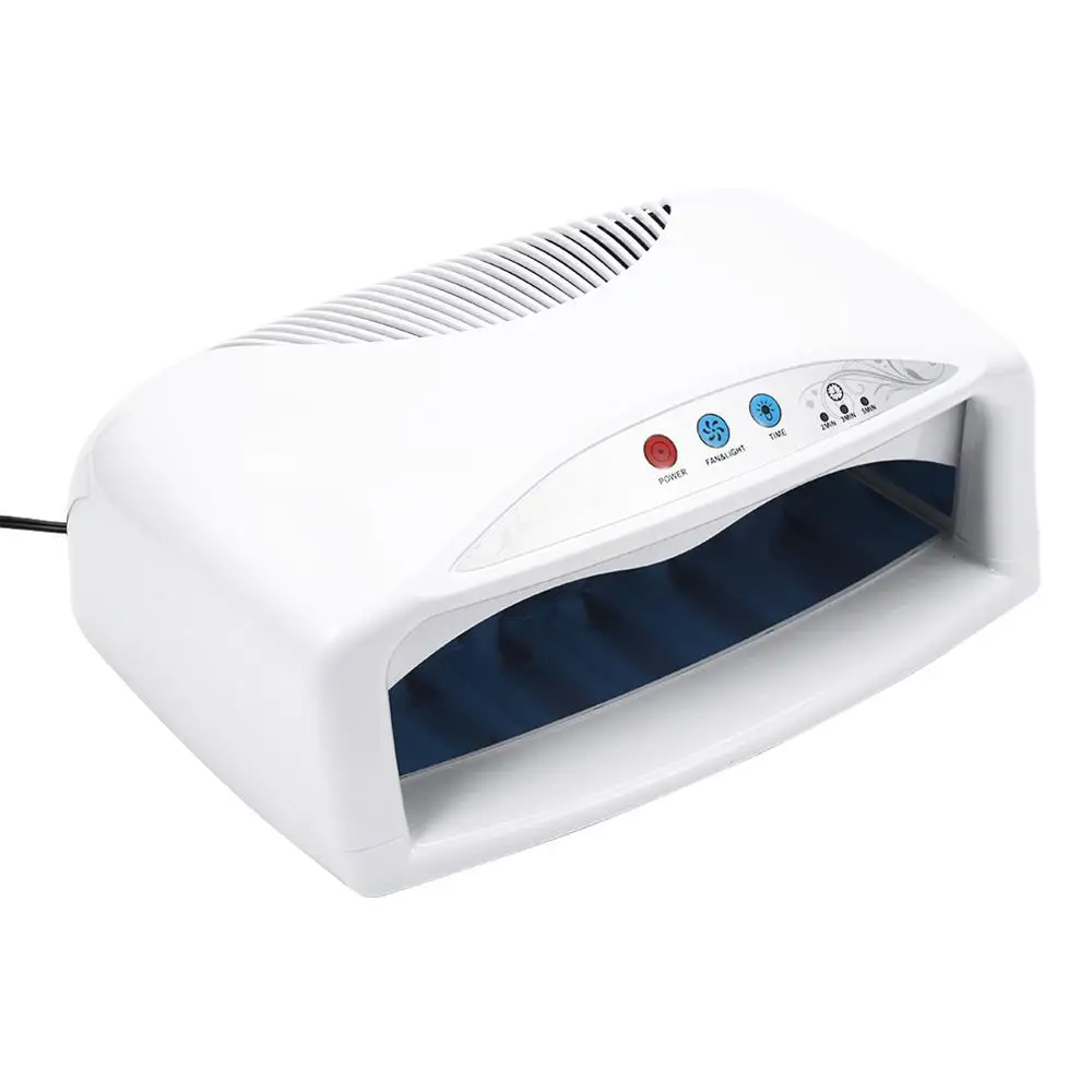 54W UV Nail Dryer Lamp Quick Drying Gel Polish with Fan &amp Timer Setting US 110V | Красота и здоровье