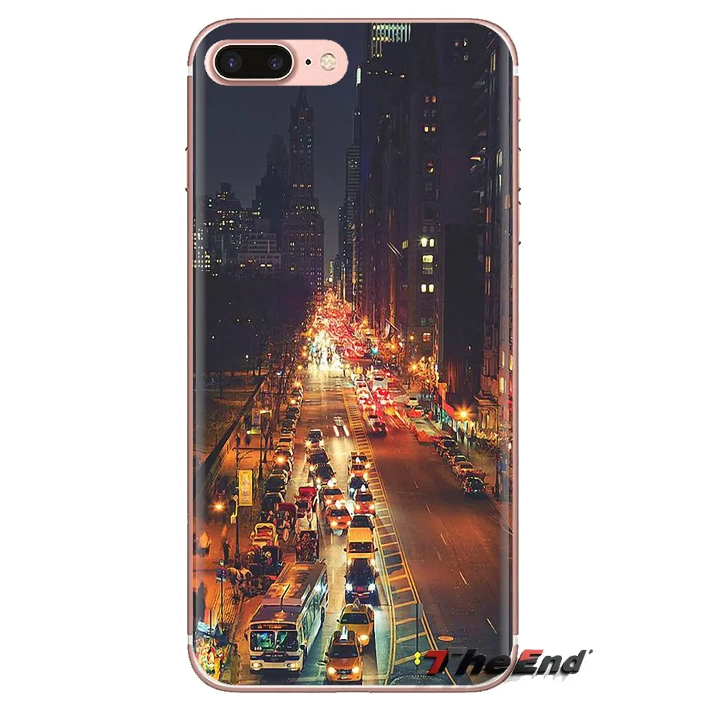 For Xiaomi Mi6 Mi 6 A1 Max Mix 2 5X 6X Redmi Note 5 5A 4X 4A A4 4 3 Plus Pro Manhattan New York City NIGHT USA Soft Housing Case |