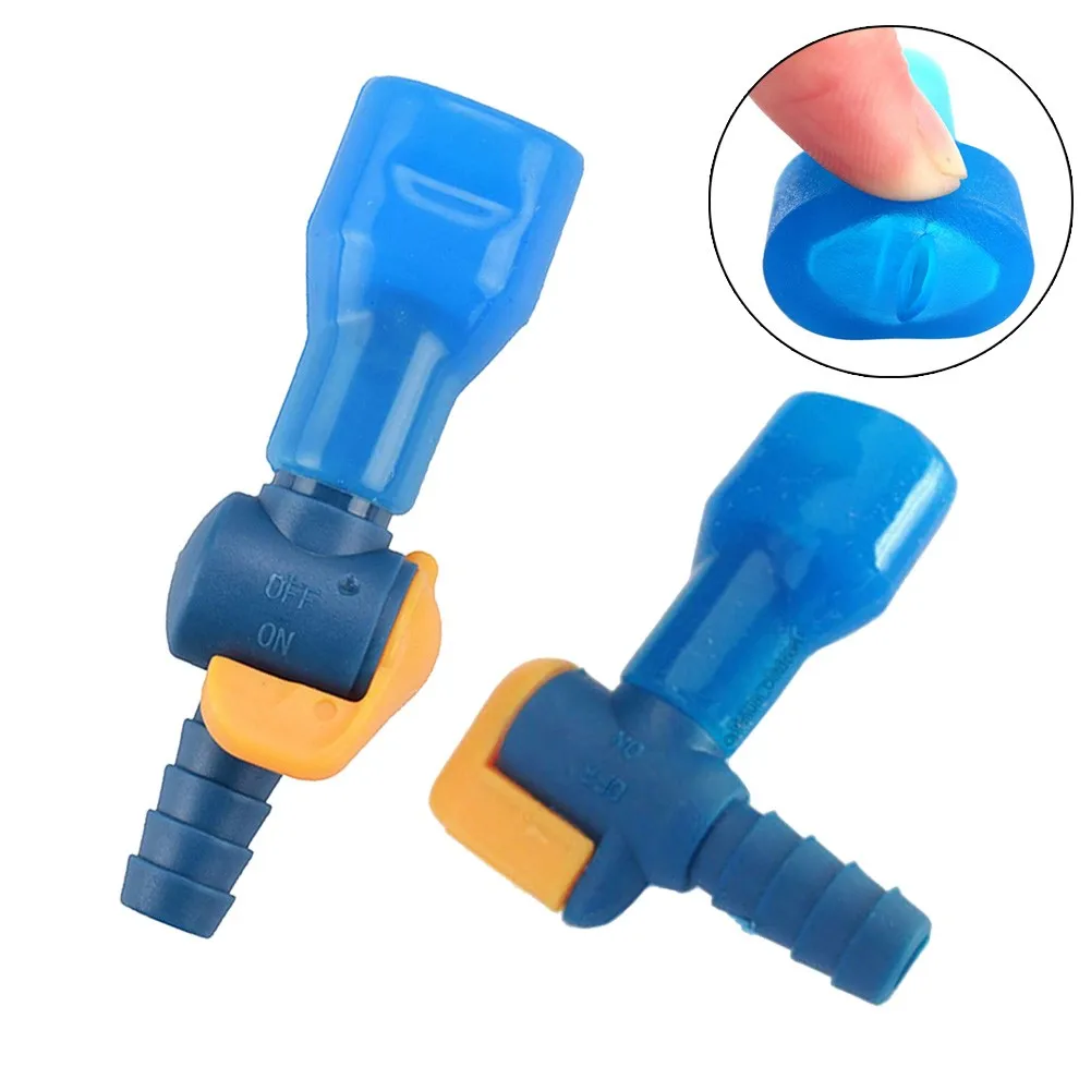 

Silicone Bite Valve Hydration Drink Pack Replacement Bite Valve Nozzle Mouthpiece With On Off Switch 9mm Connector Outdoor Tools