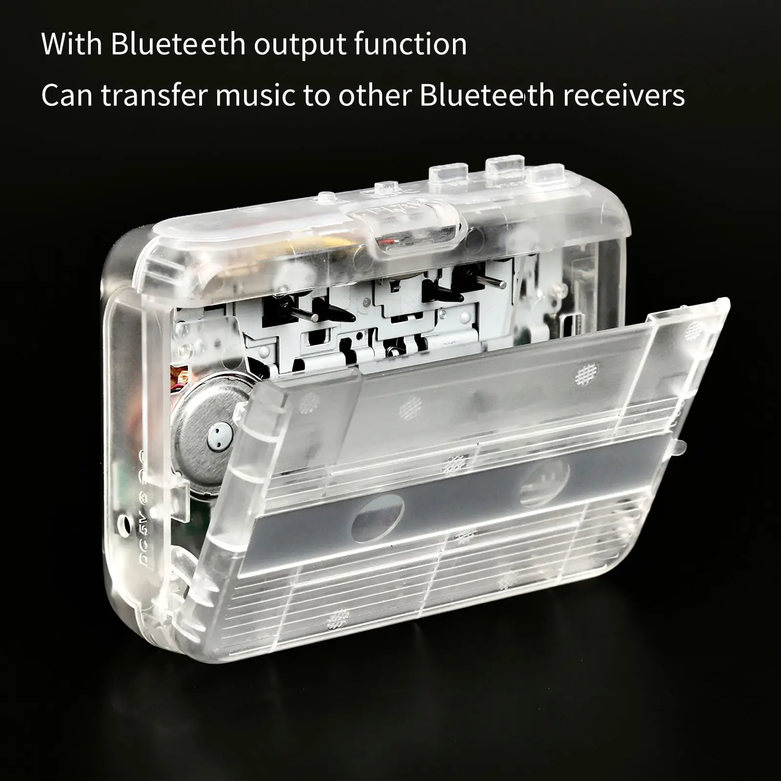 

Портативный Автономный кассетный плеер с Bluetooth, FM-радио, Bluetooth-передатчик с функцией автоматического обратного хода