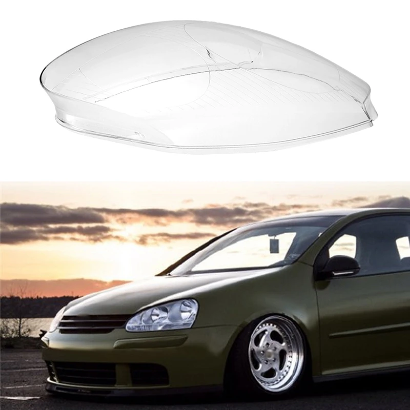Clear Right/Left Car Housing Headlight Lens head light Lense Shell Cover Lamp Assembly For V w Golf Mk5 2005-2009 Accessorie | Автомобили