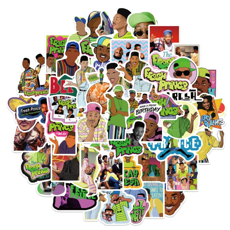 10/30/50Pcs Fresh prince wonderful things Skateboard Travel Suitcase Phone Laptop Luggage Stickers Cute Kids Girl Toys | Игрушки и хобби