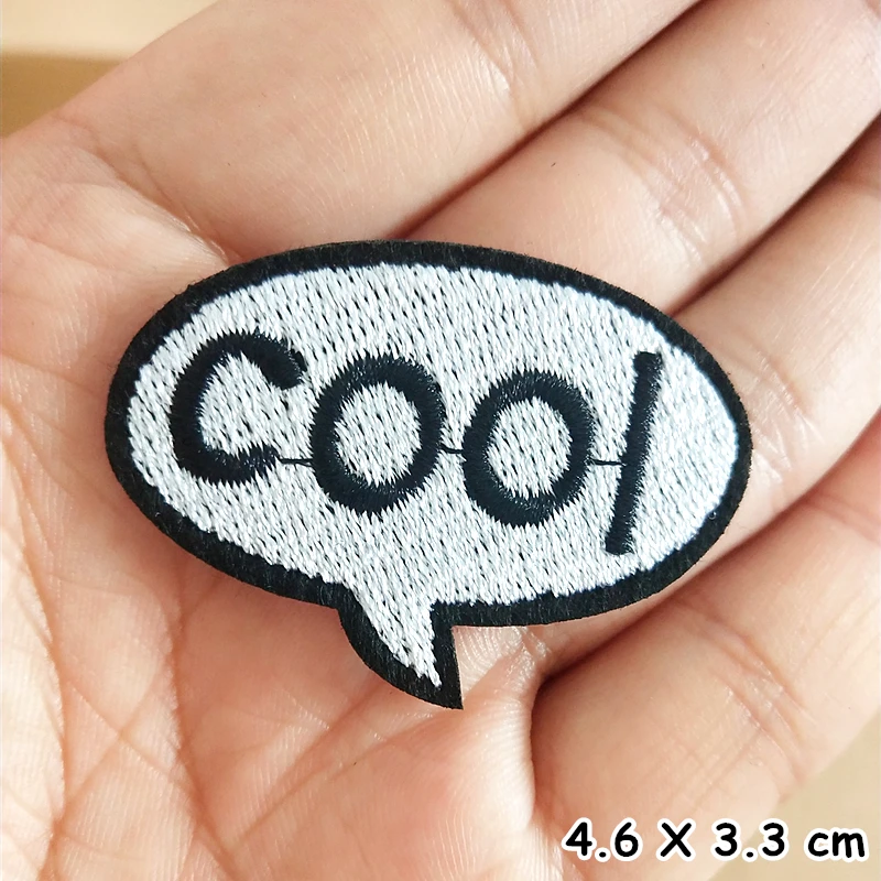 CX10 Модные DIY мультфильм рукописные слова патч вышитые Симпатичные значки хиппи железа на детские нашивки для наклейки для одежды 26 стиль - Цвет: CX10