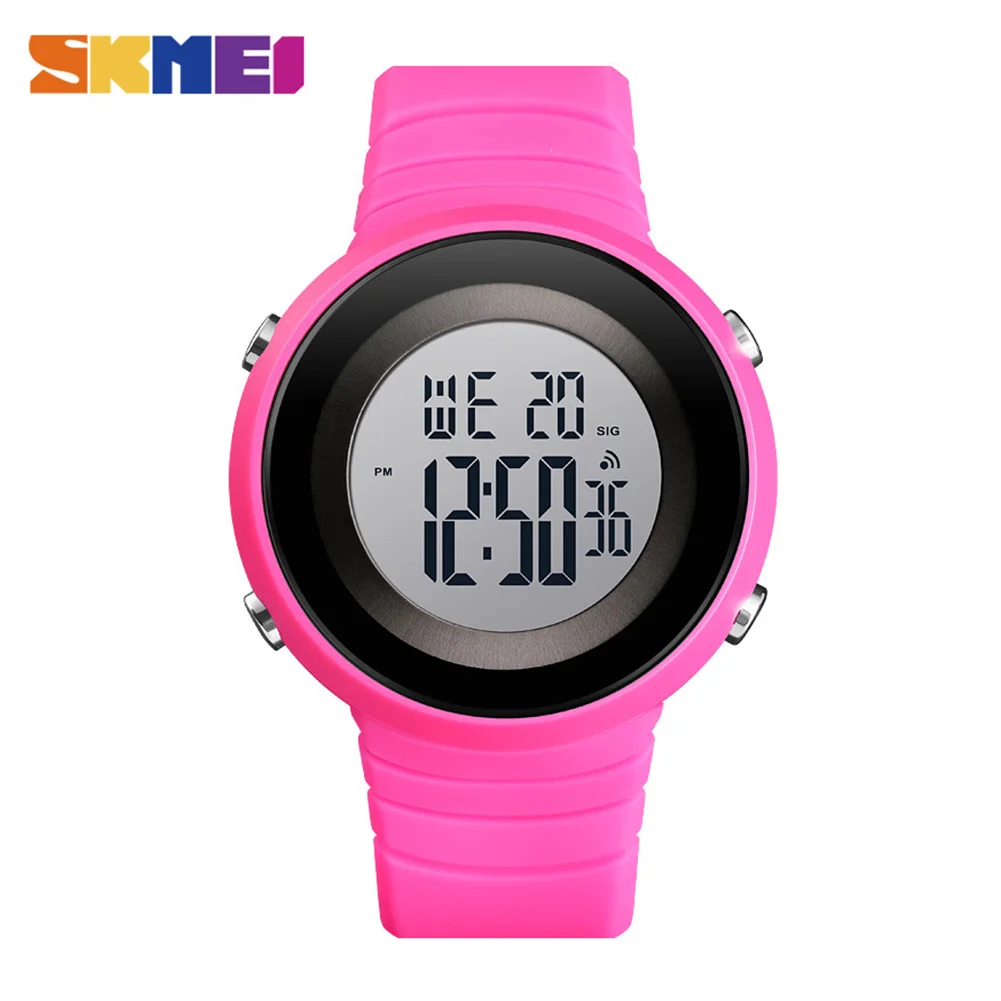 

SKMEI 1507 Men Women Digital Sport Chrono Wristwatches Week EL Light Display Alarm Clock 50M Waterproof Watch Relogio Masculino