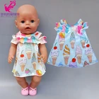 17-дюймовая кукла, похожая на 18-дюймовое Кукольное платье, детский подарок