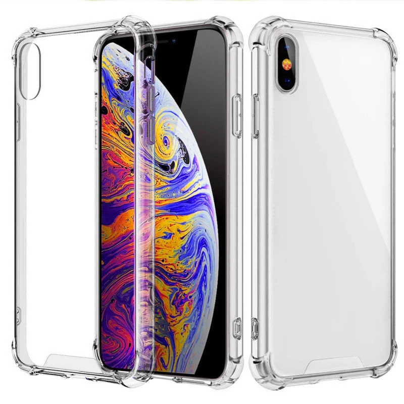Transparent Роскошный чехол для телефона iPhone Xs Max Xr 8 7 6 S Plus ультра тонкий прозрачный мягкий силиконовый чехол для iPhone 11 Capinhas - Цвет: Transparent