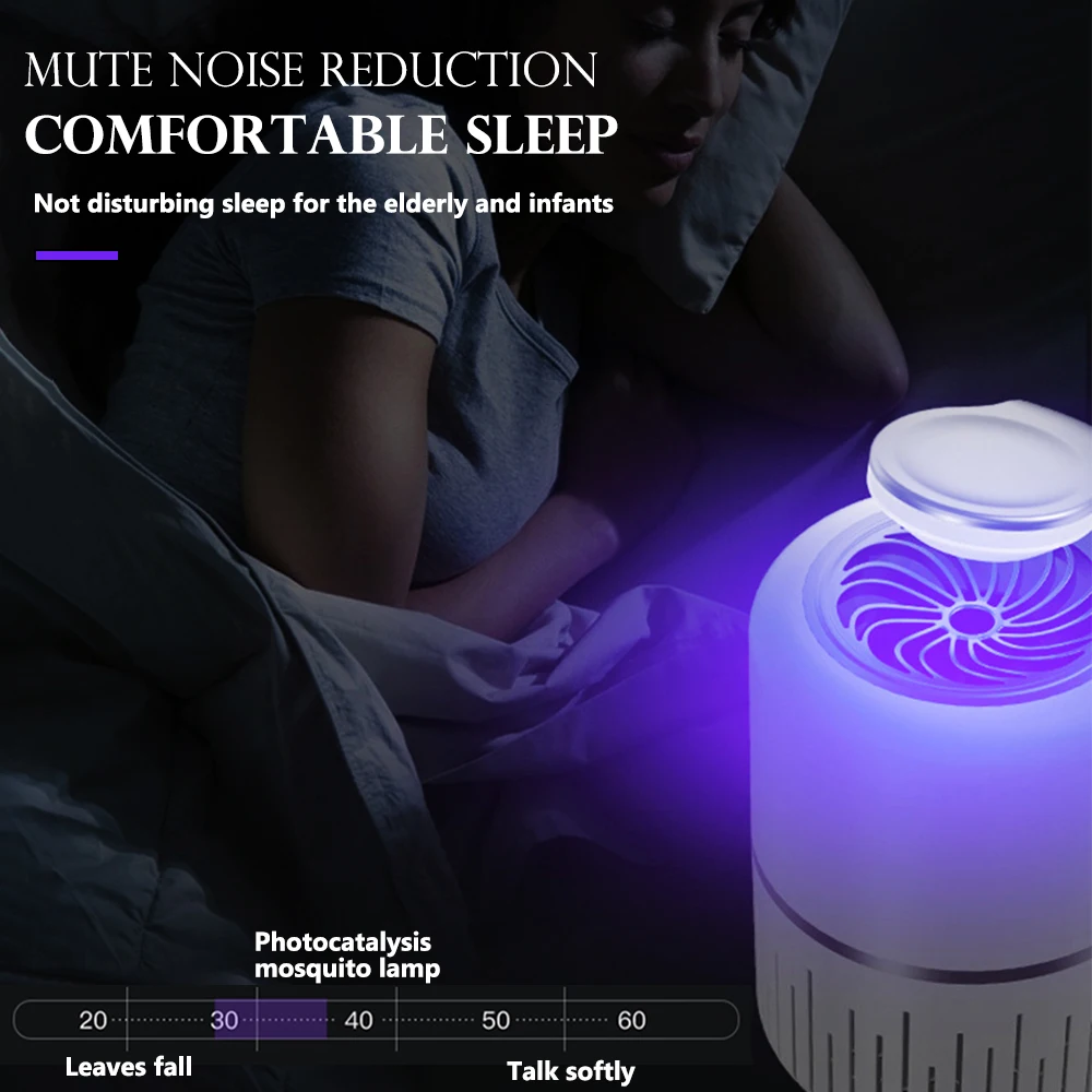 Электрический УФ-светильник убийца комаров жуки насекомые ловушка Zapper