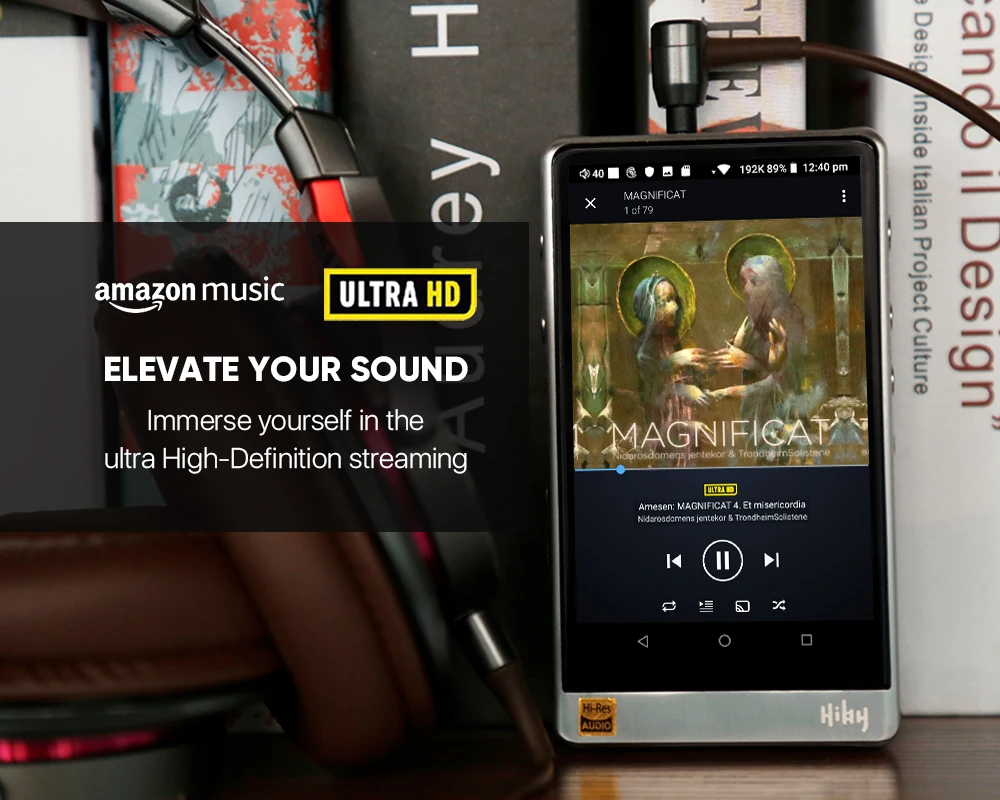 HiBy R6 Высокое разрешение аудио портативный плеер Hi-Res музыкальный плеер Bluetooth MP3 плеер HiFi музыкальный плеер Amazon музыка Ultra HD
