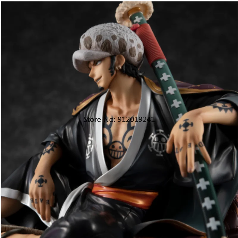 

Original Trafalgar Law Anime Figure One Piece Action Figure Kimono Sitting Ver. PVC Model Toys doll Desk Ornaments 12cm/4.72inch