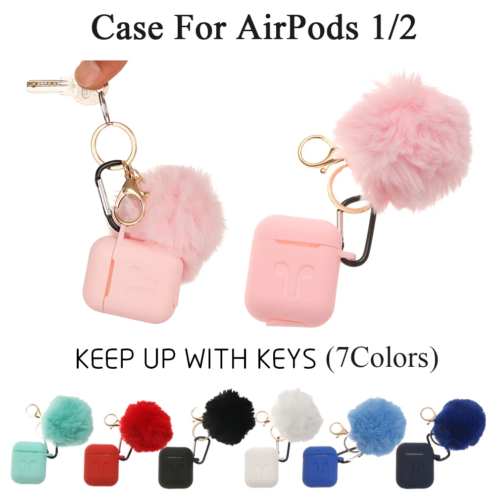 Модный защитный чехол для Air Pods 1/2 наушников силиконовый с защитой от падения