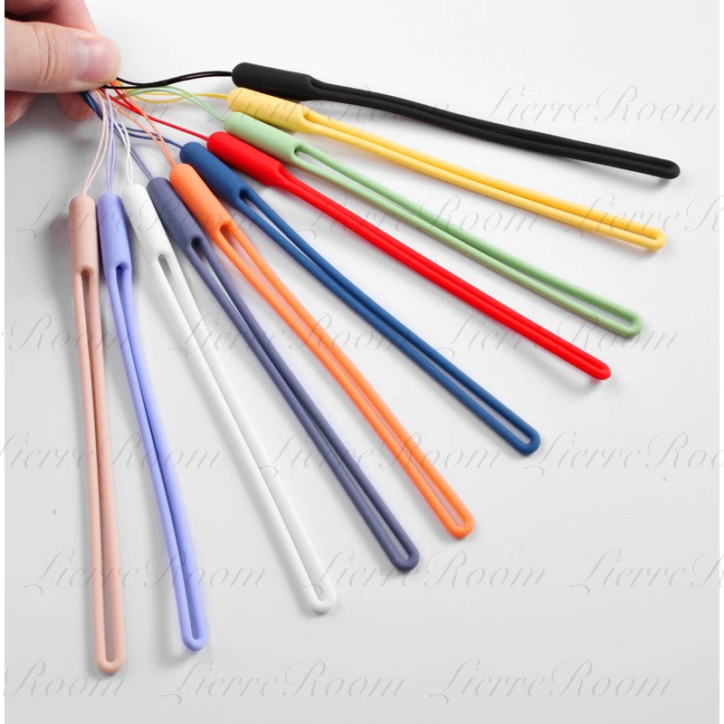 

LierreRoom Silicone Wrist Lanyard / ultra thin silicone ribbon / LSR rope for iPhone, iPads,Samsung, Huawei with case Anti-Loss