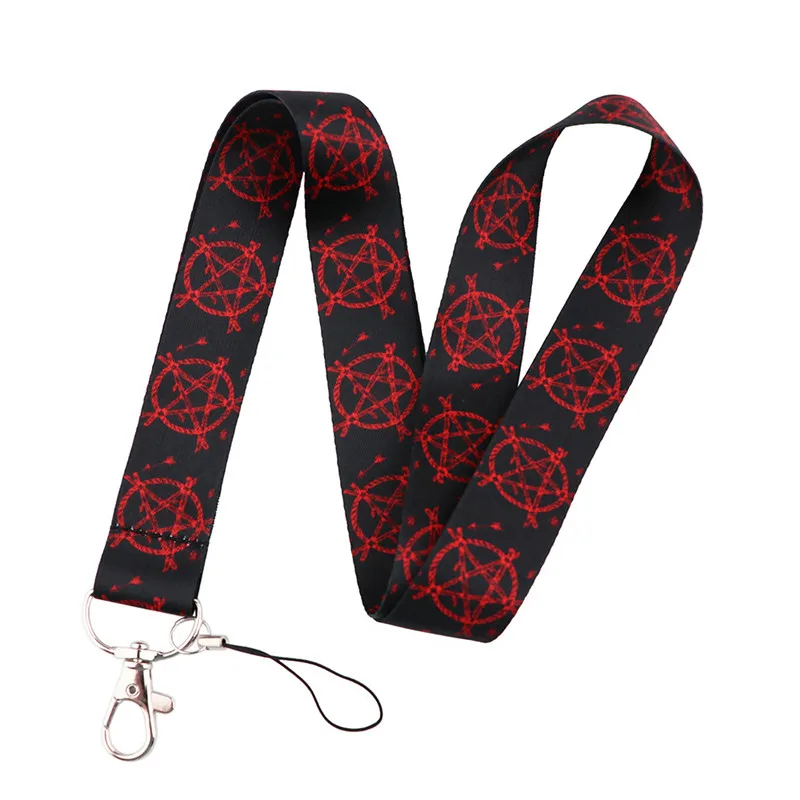 

Classic TV Show Supernatural Keychain Lanyard Neck Strap for Key ID Card Straps Badge Holder DIY Hanging Rope Neckband
