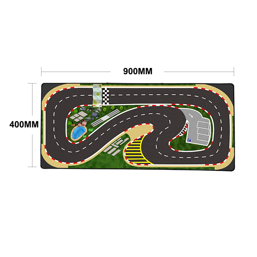 Puzzle City парковка Дорожная карта ковер детский Стоянкы Автомобилей автомобиля