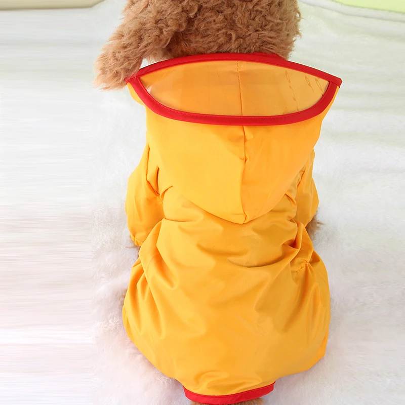 Светоотражающий дождевик для собак Одежда питомцев водонепроницаемый