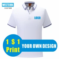 high end fashion polo shirt custom embroidery men and women polo t shirts customize logo westcool 2021 summer