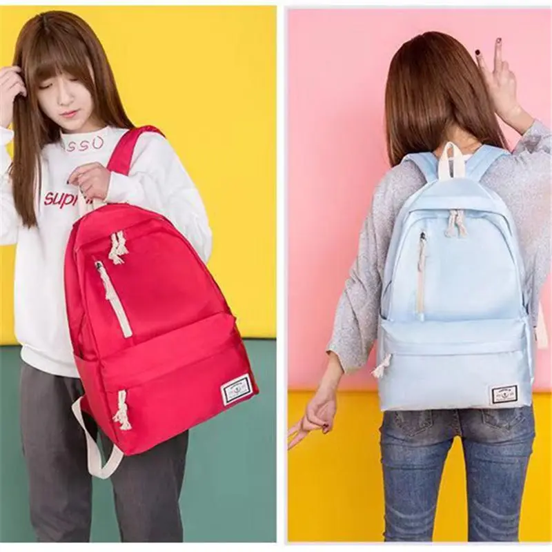Модные Нейлоновые женские рюкзаки трендовый дизайнерский школьный ранец для