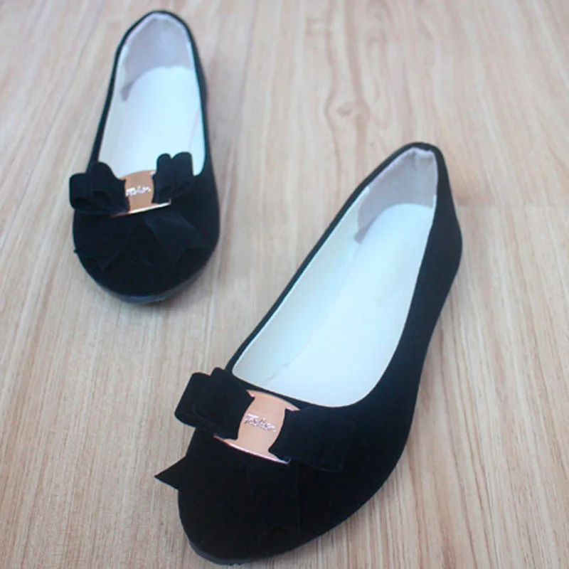 2021 замшевые туфли на плоской подошве с модным бантом женская обувь закрытым