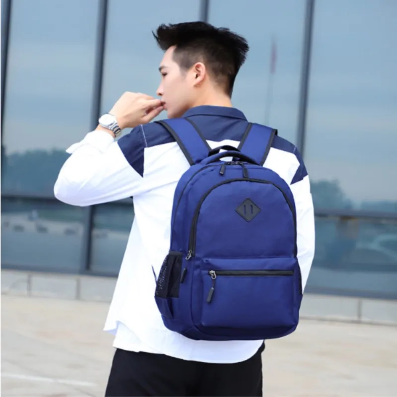 Повседневный Рюкзак с USB однотонный водонепроницаемый рюкзак на заказ| |