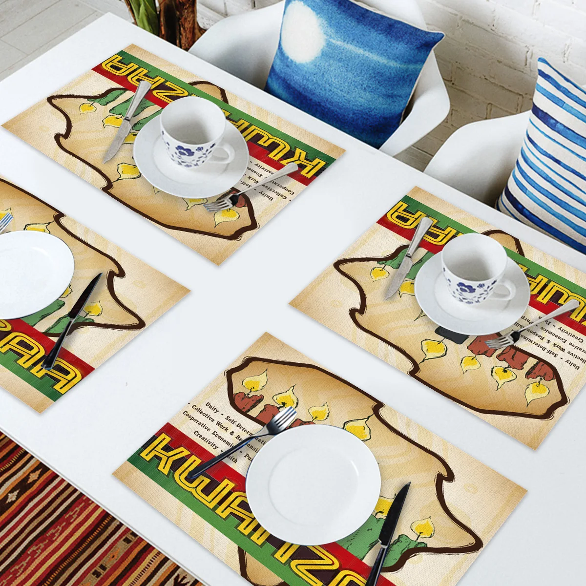 Постер на африканский праздник кухонная подставка с принтом коврик для