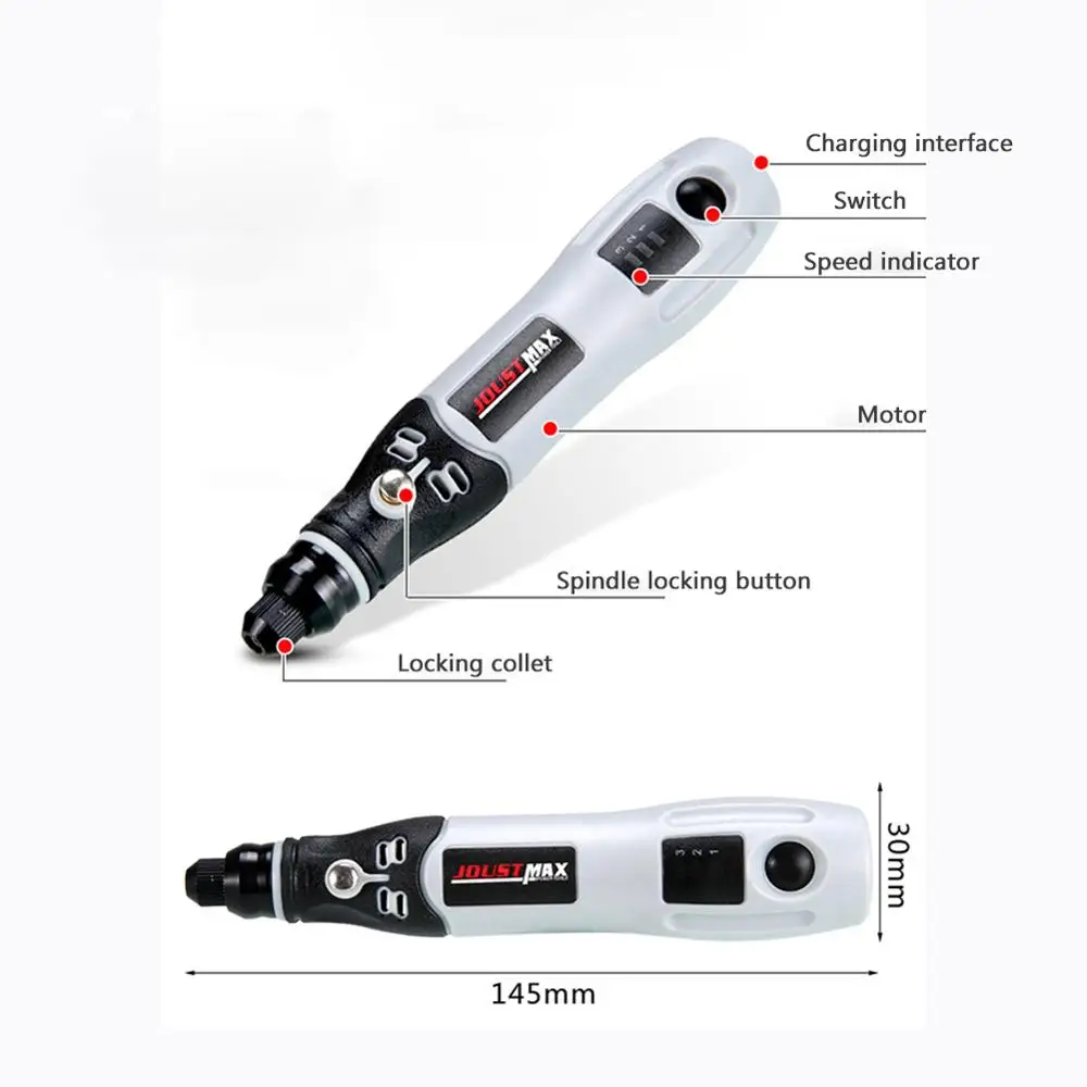 

USB 4.2V Cordless Mini Grinder Drill Kit Portable Electric Grinder Engraving Mill Pen Grinding Milling Rotary Drill Tool Hot